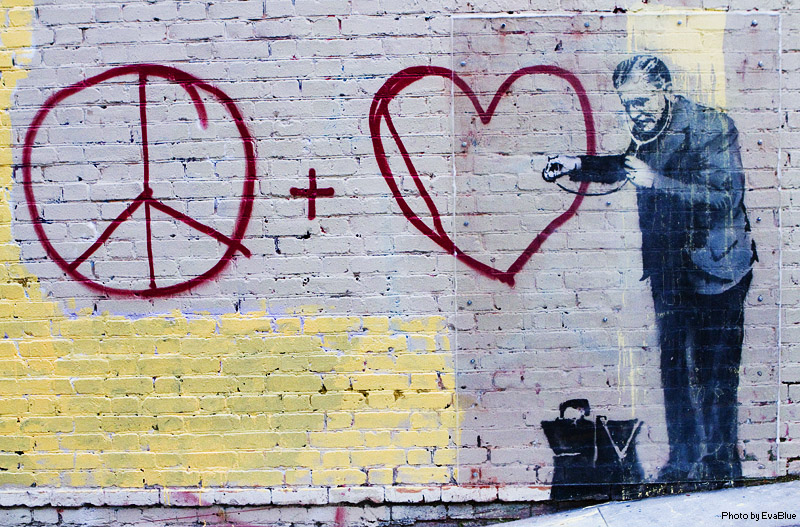 Banksy - Peaceful Hearts Doctor