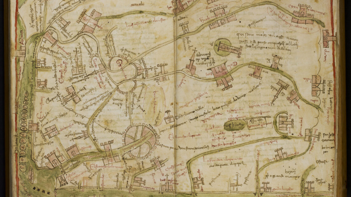 De oudst overgeleverde kaart van Vlaanderen